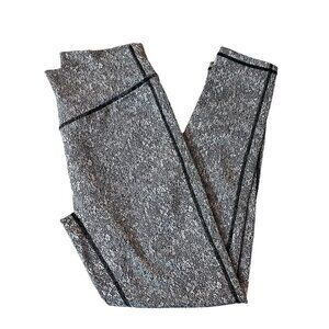 ECHT Patterned High Waist Leggings Stretch Athletic Gym Workout Pants Size‎ M